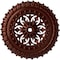 Ekena Millwork Sellek Ceiling Medallion (Fits Canopies up to 1 1/8"), 18 1/2"OD x 7/8"ID x 1 1/2"P, Antique Copper CM18SKACS - alternate 1